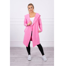 Kardigánt oversize MI9077 világos rózsaszín