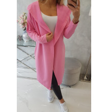 Kardigánt oversize MI9077 világos rózsaszín