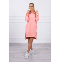 Ruha meghosszabbított hátsó és egy kapucnival MI9078 sárgabarack