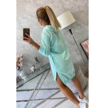 Ruha meghosszabbított hátsó és egy kapucnival MI9078 menta