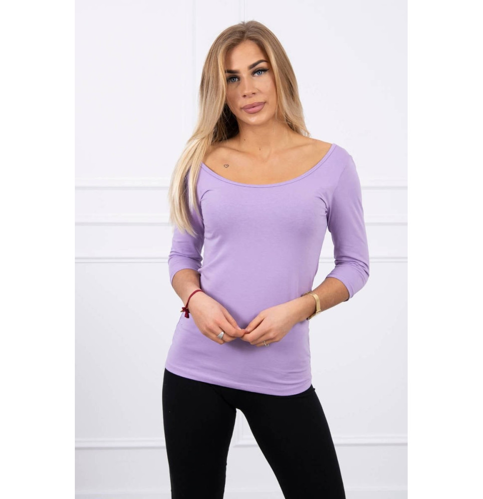Póló kerek nyakkivágással, MI8832 lila