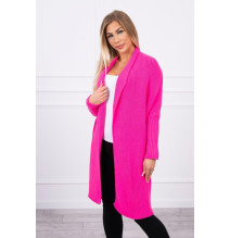 Női pulóver denevér típusú ujjakkal MI2019-13 neon rózsaszín