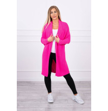 Női pulóver denevér típusú ujjakkal MI2019-13 neon rózsaszín