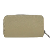 Bőr pénztárca 823 szürke-barna