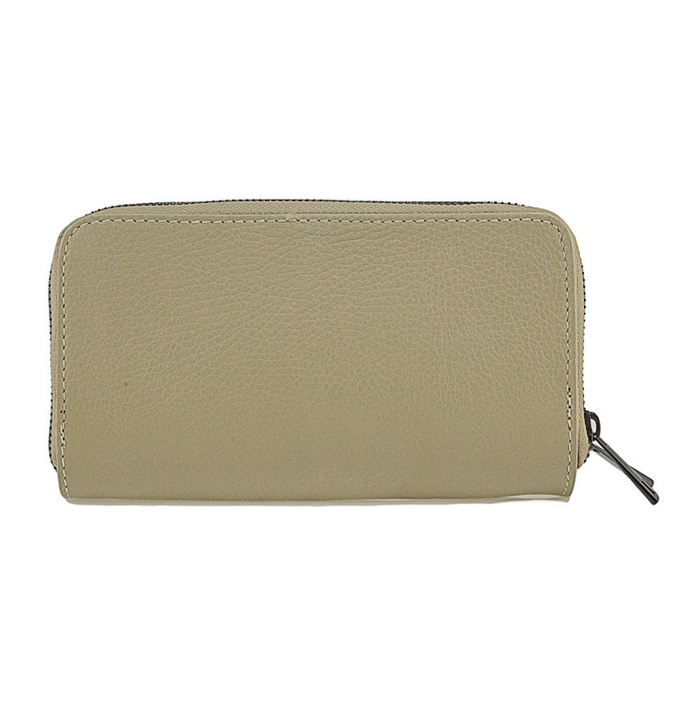 Bőr pénztárca 823 szürke-barna