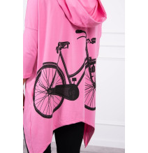 Női pulóver MI9139 világos rózsaszín