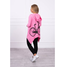 Női pulóver MI9139 világos rózsaszín