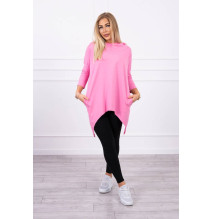 Női pulóver MI9139 világos rózsaszín