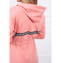 Kardigán hosszabb háttal MI8998 sárgabarack