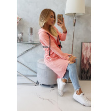 Kardigán hosszabb háttal MI8998 sárgabarack