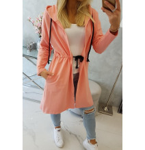 Kardigán hosszabb háttal MI8998 sárgabarack