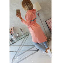 Kardigán hosszabb háttal MI8998 sárgabarack