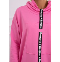 Ruha kapucnival Bonjour MI0153 világos rózsaszín