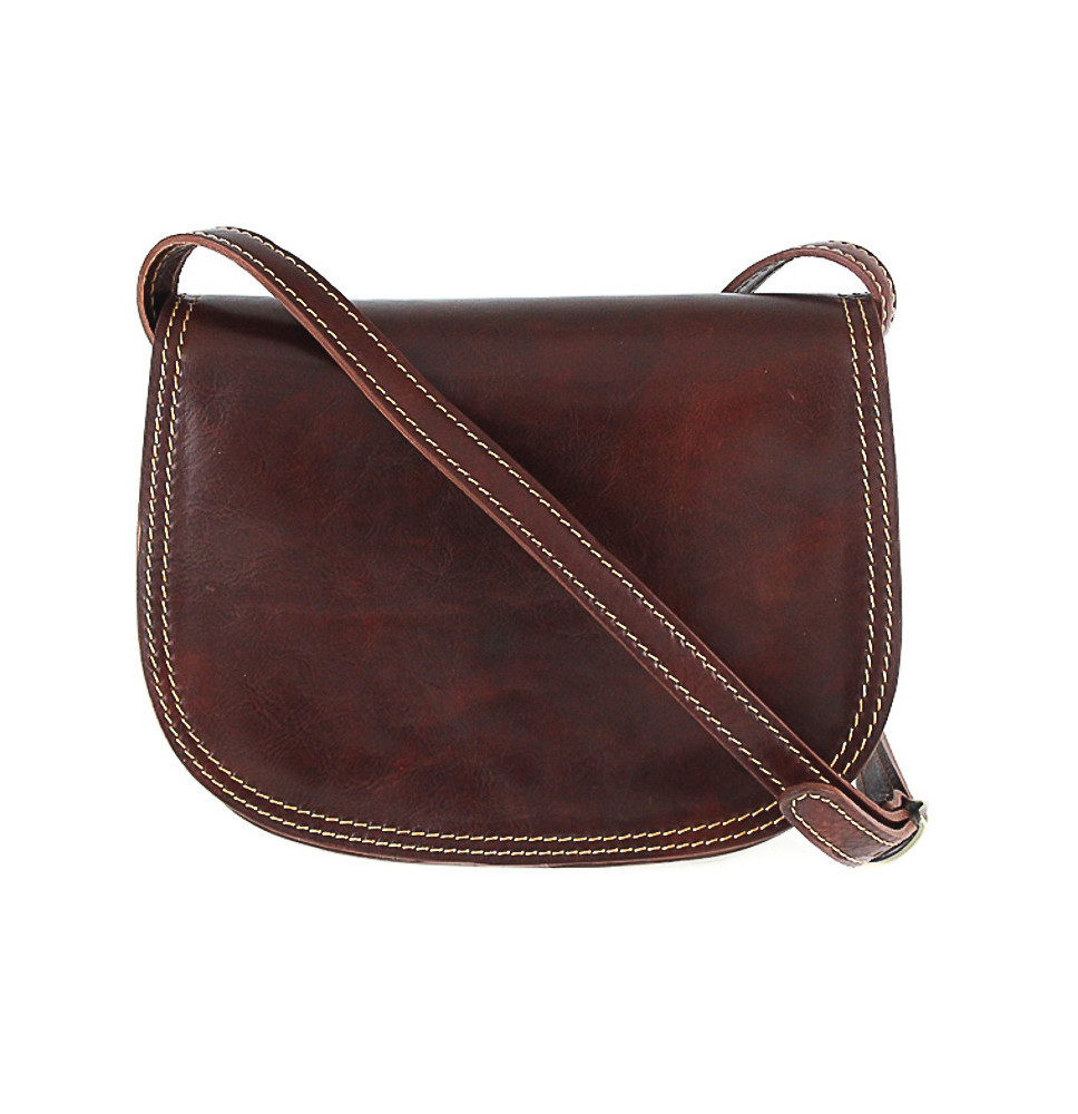 Bőr válltáska 675 barna