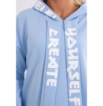 Ruha kapucnival MI0042 égszínkék