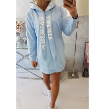 Ruha kapucnival MI0042 égszínkék