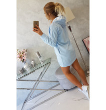 Ruha kapucnival MI0042 égszínkék