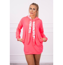 Ruha kapucnival MI0042 neon rózsaszín