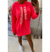 Ruha kapucnival MI0042 neon rózsaszín