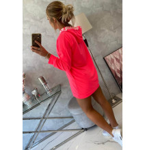 Ruha kapucnival MI0042 neon rózsaszín