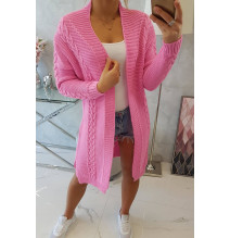 Női pulóver MI2019-1 világos rózsaszín