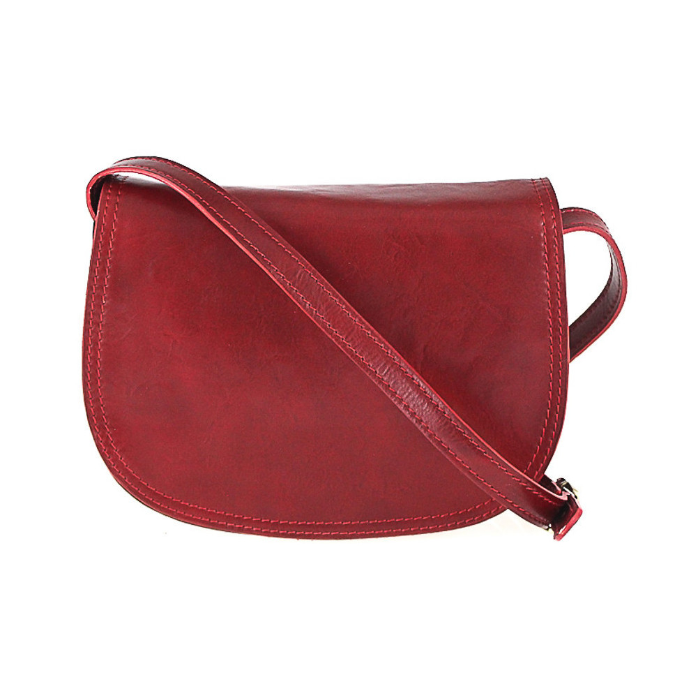 Bőr válltáska 675 piros