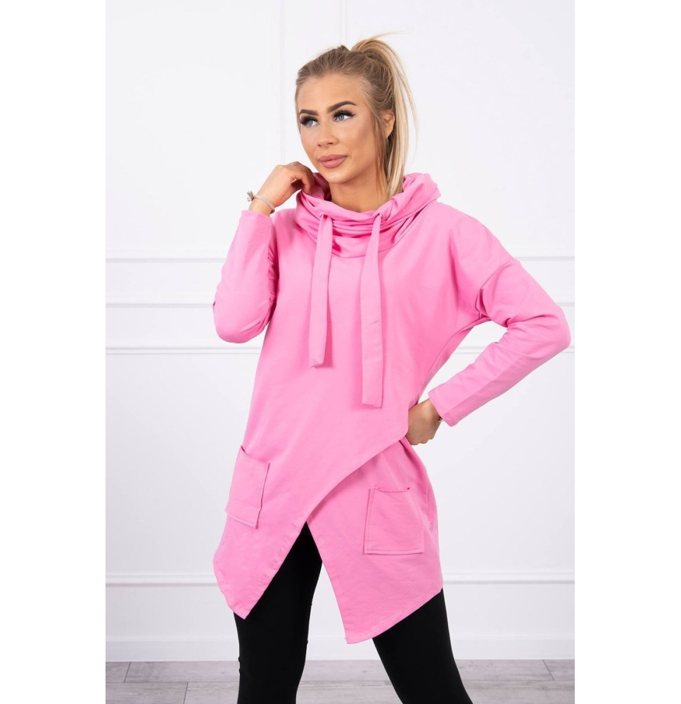 Nő tunika oversize MI0017 világos rózsaszín