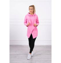 Nő tunika oversize MI0017 világos rózsaszín