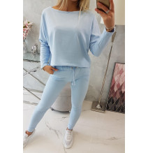 Női szett túlméretes blúzzal MI9091 égszínkék