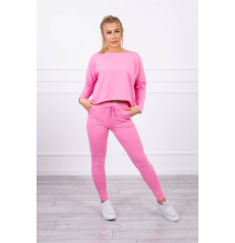 Női szett túlméretes blúzzal MI9091 világos rózsaszín