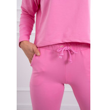 Női szett túlméretes blúzzal MI9091 világos rózsaszín