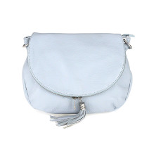 Bőr válltáska 411 ég kék Készült Olaszországban