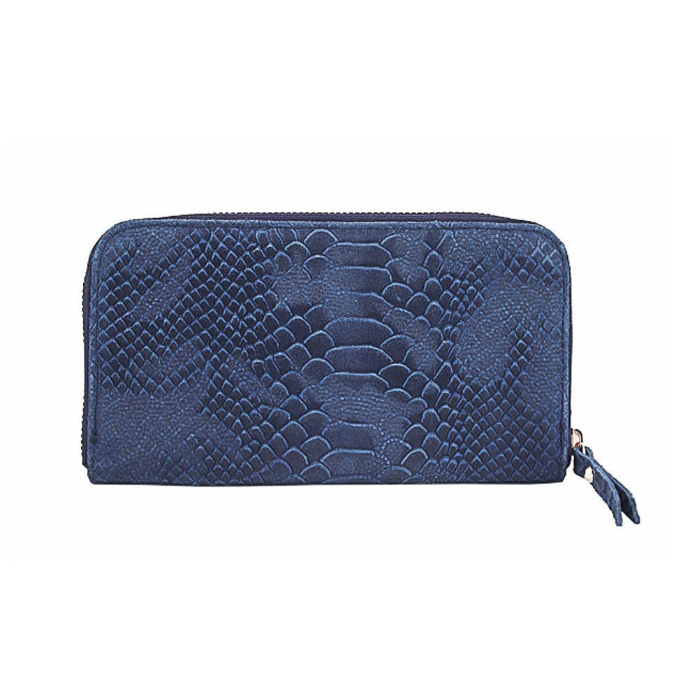 Bőr pénztárca 595 kék