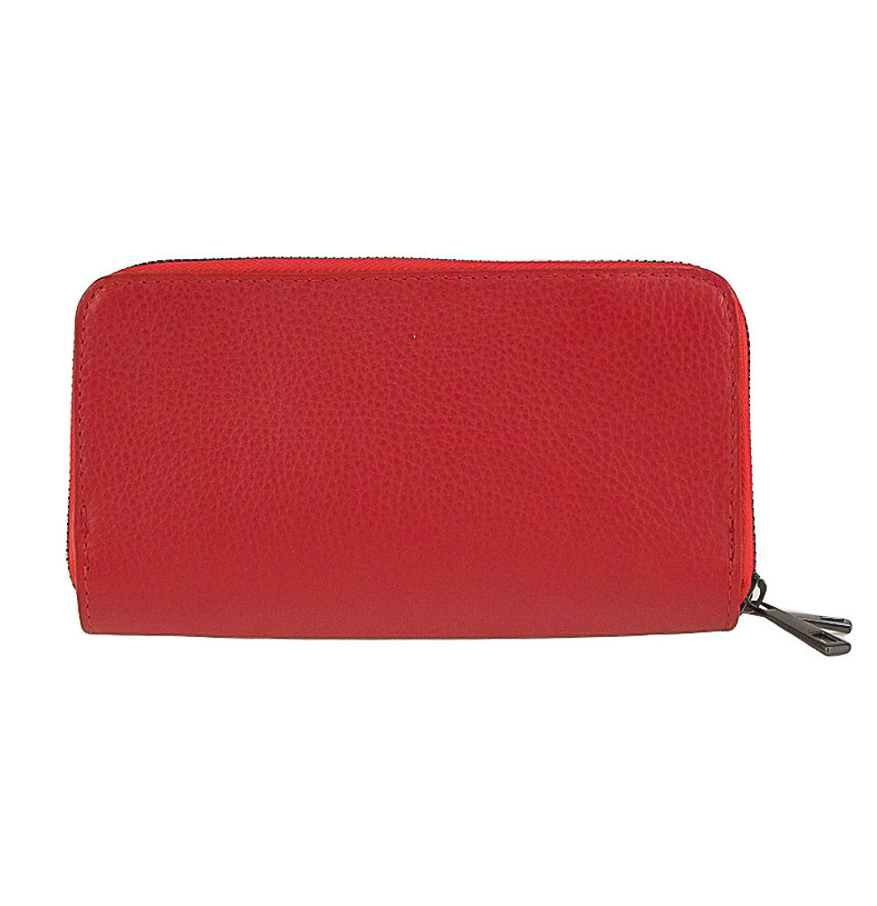 Bőr pénztárca 823 piros