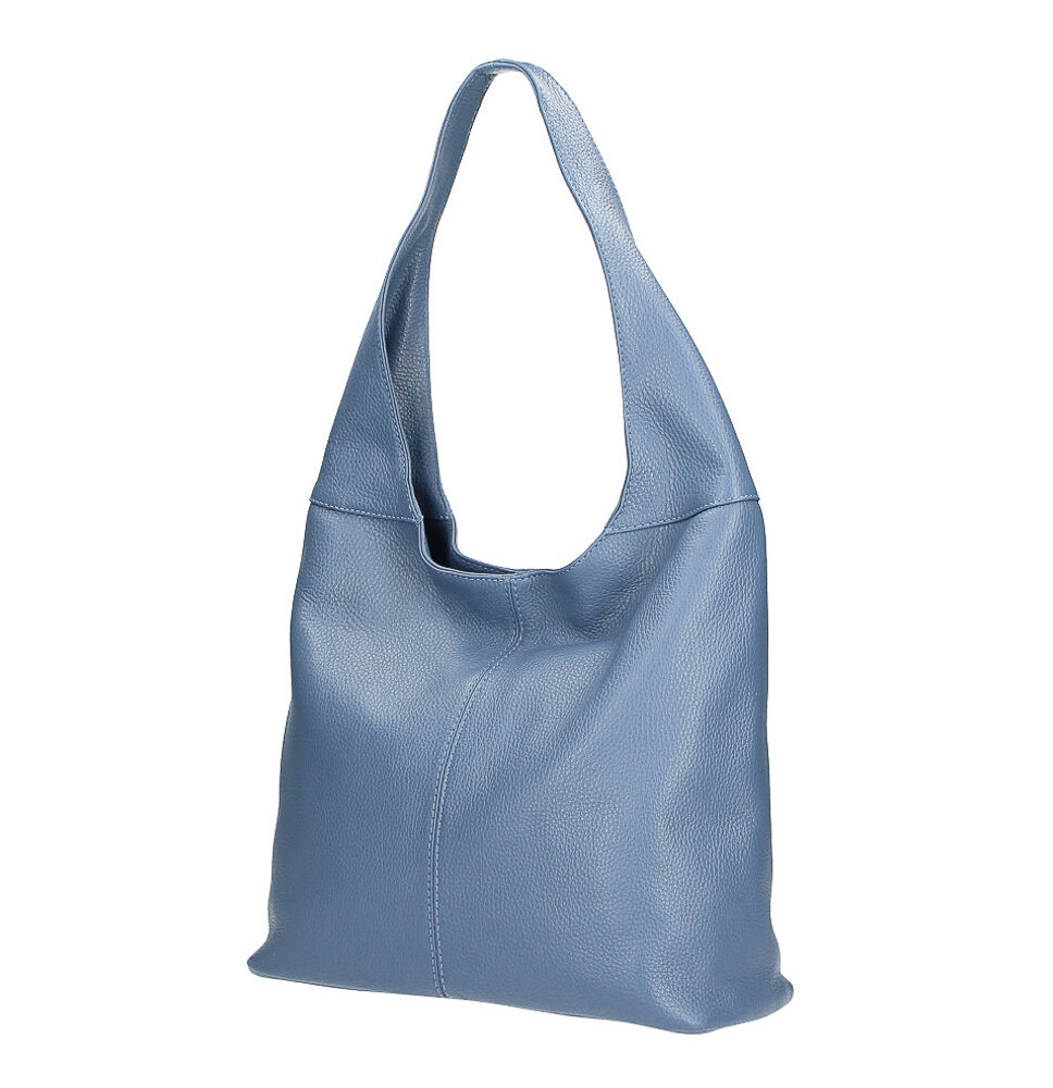 Bőr válltáska 590 égkék Készült OLASZORSZÁGBAN