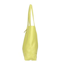 Bőr vásárló kézitáska 396 azúrkék MADE IN ITALY