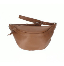 Bőr deréktáska 536 konyak Made in Italy