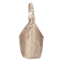 Bőr krokodil pénztárca 1311 szürkésbarna