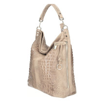 Bőr krokodil pénztárca 1311 szürkésbarna