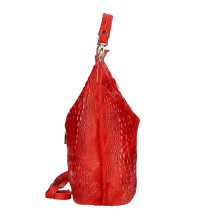 Bőr krokodil pénztárca 1311 piros