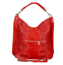 Bőr krokodil pénztárca 1311 piros