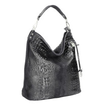 Bőr krokodil pénztárca 1311 fekete