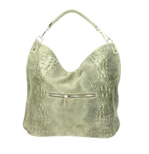 Bőr krokodil kézitáska 1311 menta