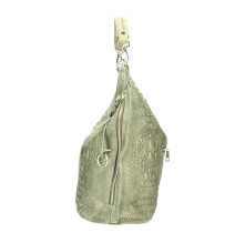 Bőr krokodil kézitáska 1311 menta