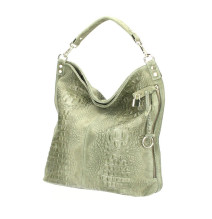 Bőr krokodil kézitáska 1311 menta