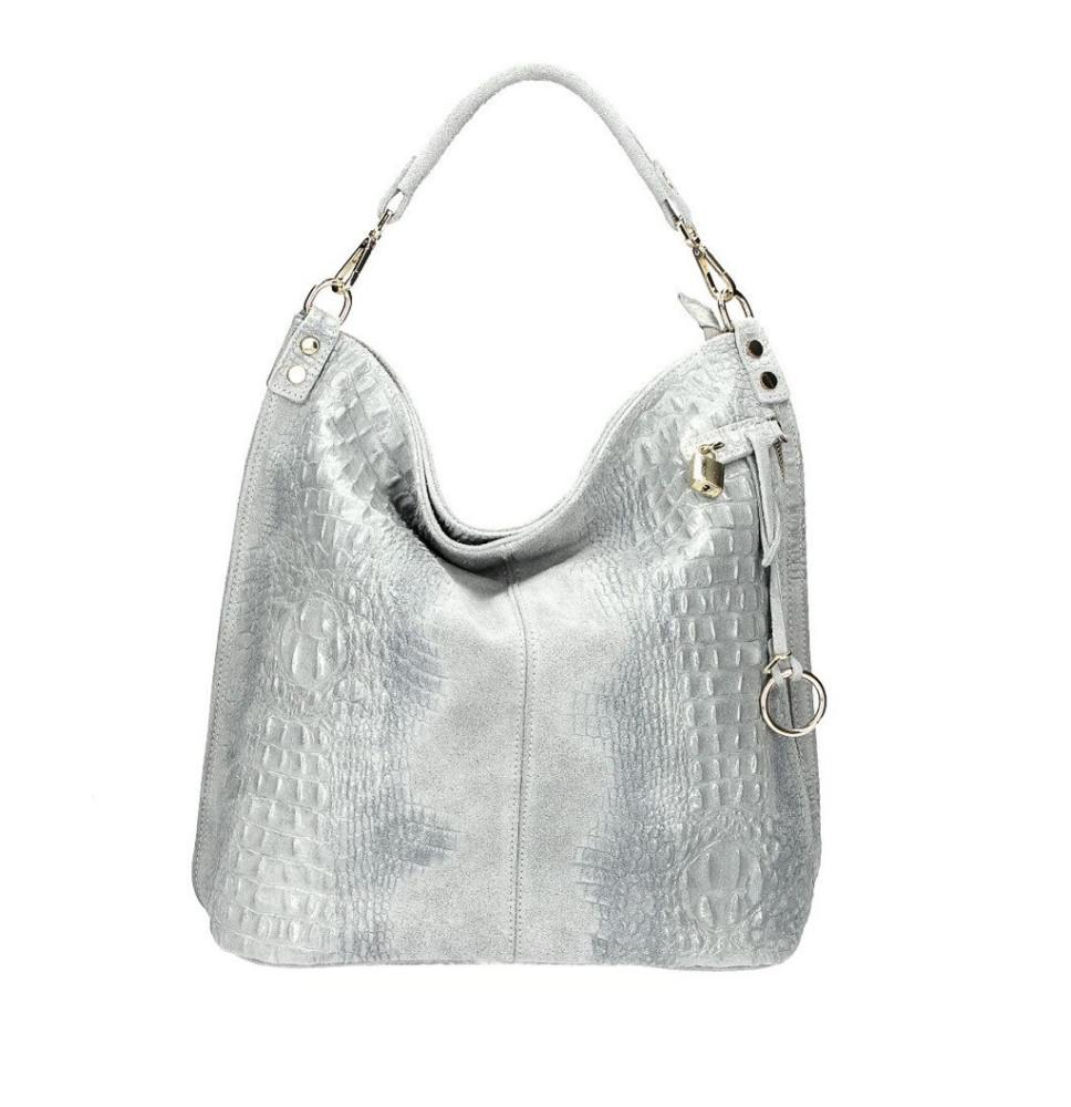 Bőr krokodil pénztárca 1311 szürke