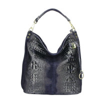 Bőr krokodil pénztárca 1311 kék