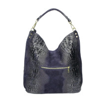 Bőr krokodil pénztárca 1311 kék