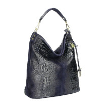 Bőr krokodil pénztárca 1311 kék