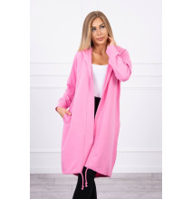 Kardigánt oversize MI9005 világos rózsaszín